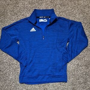 Adidas Climalite Blue Athletic Pullover